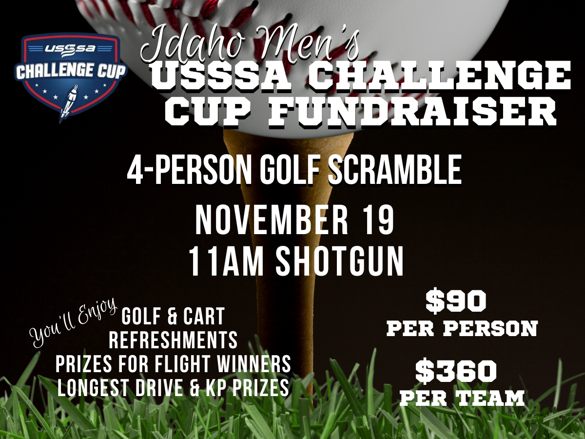 Idaho Men's USSSA Challenge Cup Golf Fundraiser Lakeview Golf Course