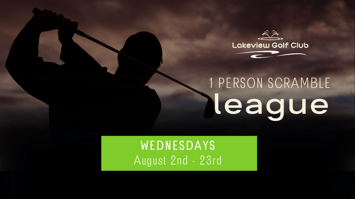 Golf Association One Person Scramble League